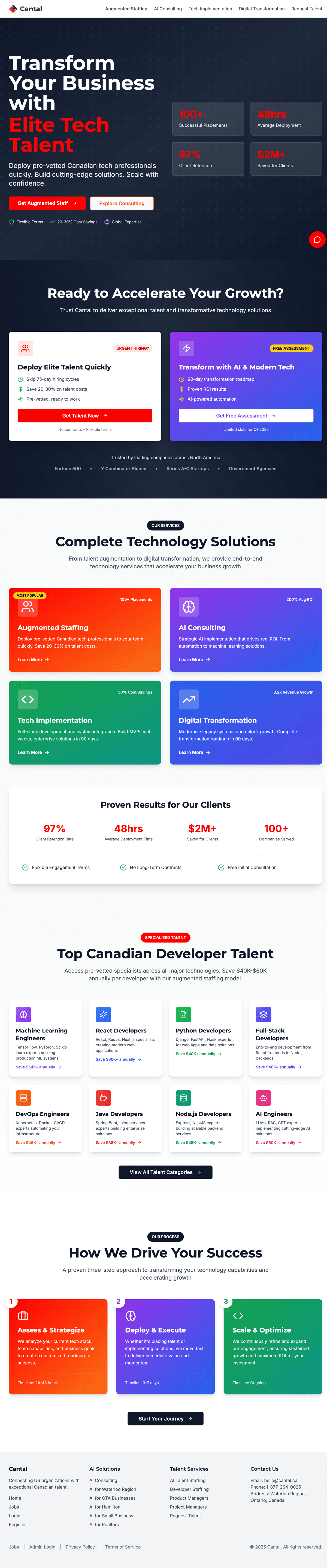 Cantal - Canadian Tech Talent Marketplace